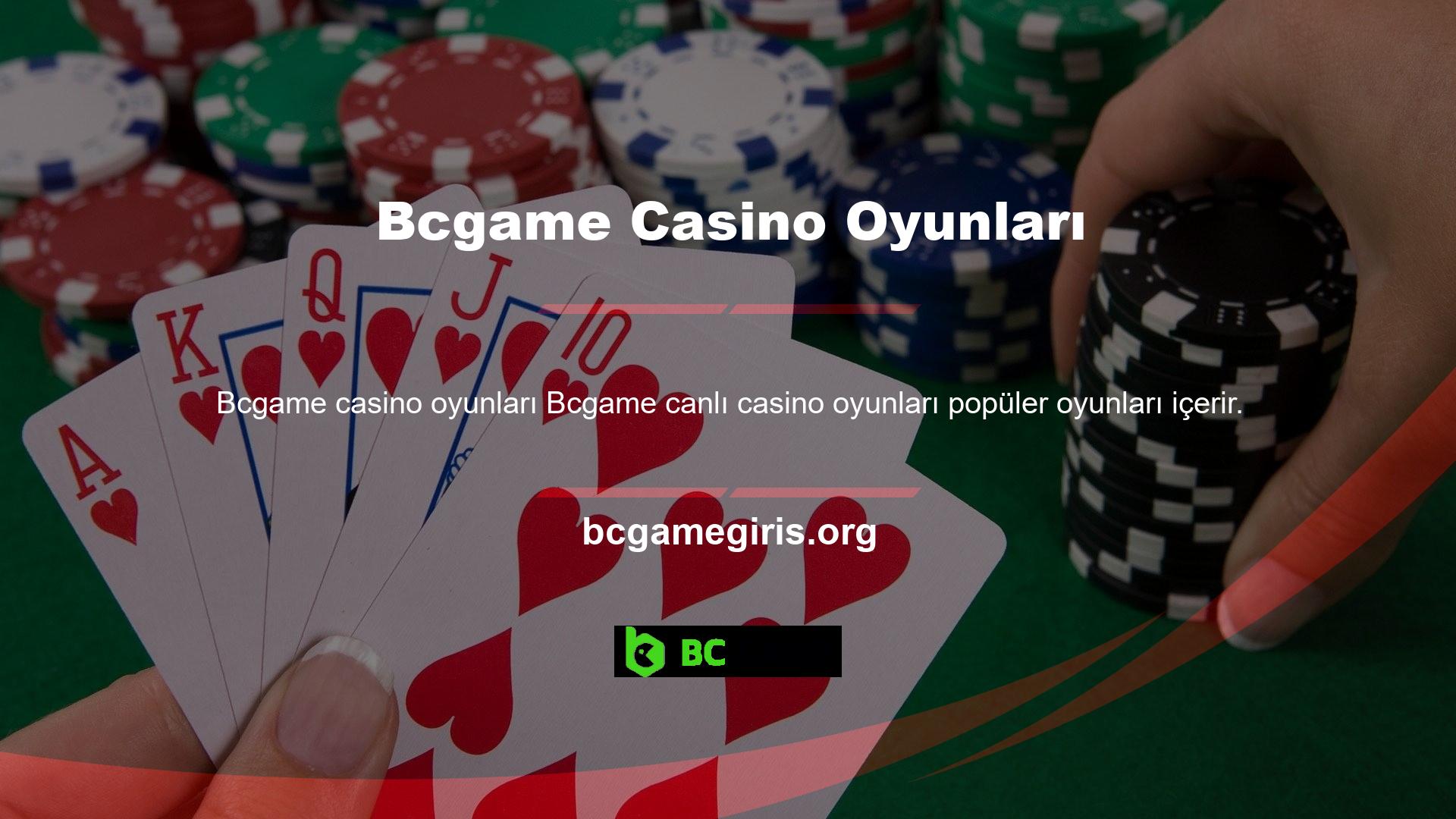 Bcgame şu anda sektördeki en çok kayıtlı "casino" sitelerinden biridir