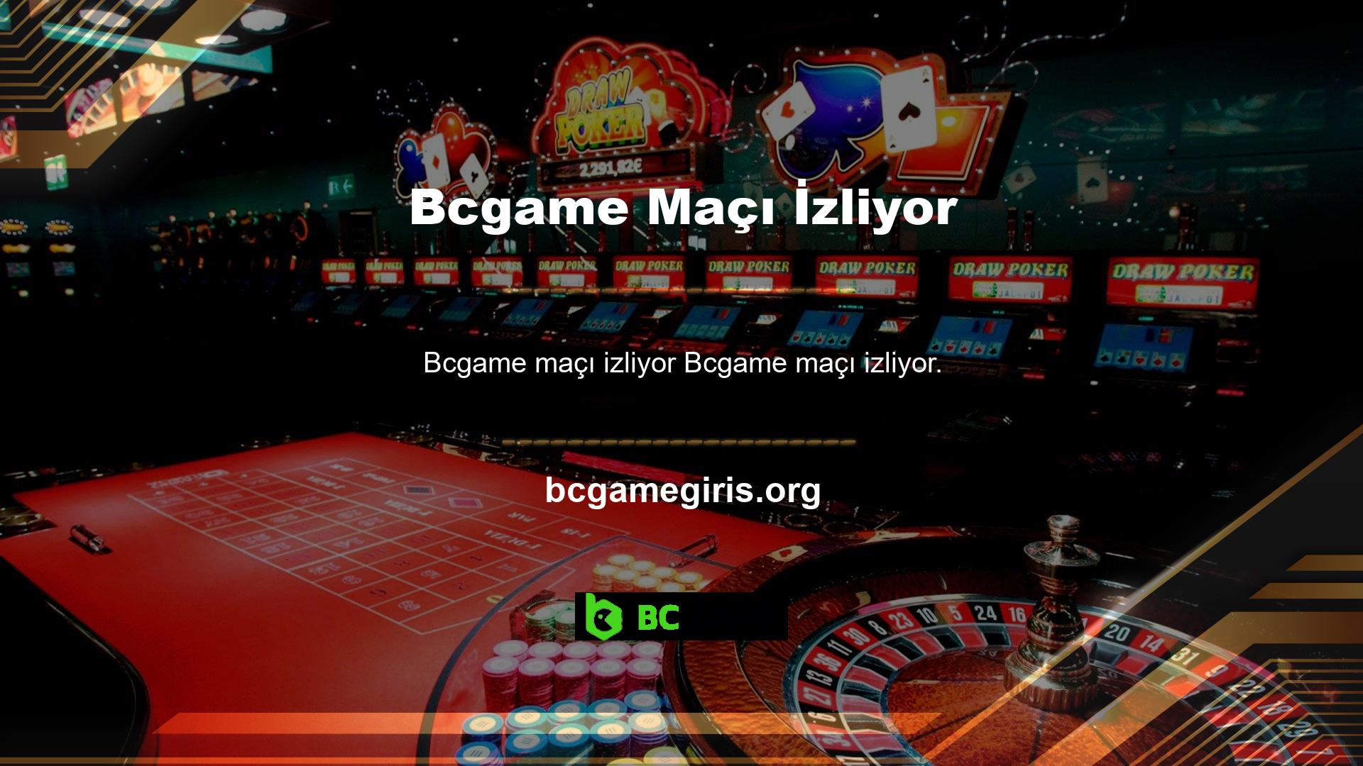 Bcgame maç izleme hizmeti, geniş bir yaş grubunun yararlandığı hizmetlerden biridir