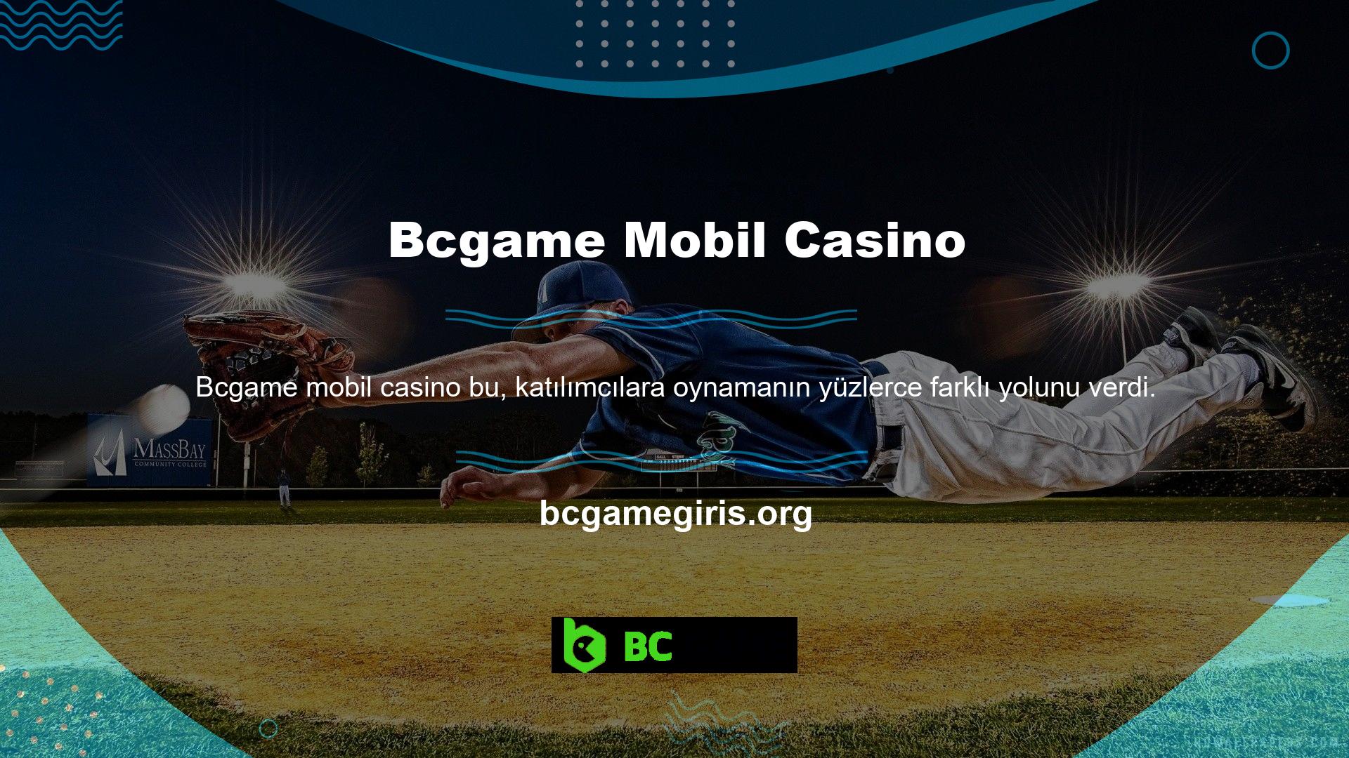 Bcgame Mobil Casino ne kadar hızlı? Mobil casino seçeneği üyeler için idealdir