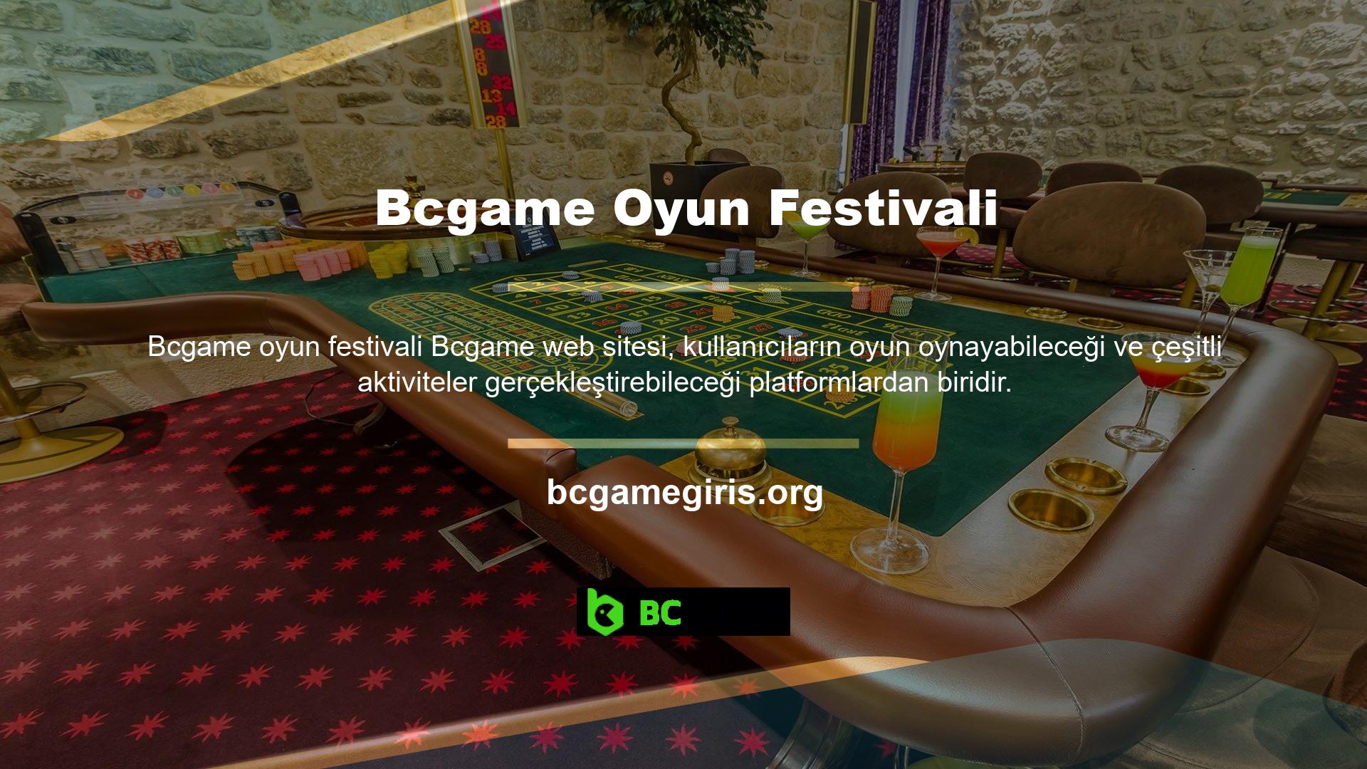Oynadığınız oyunlardan kazancınızı arttırmak için Bcgame Game Festival Play GO turnuvalarını turnuva festivali olarak kullanabilirsiniz