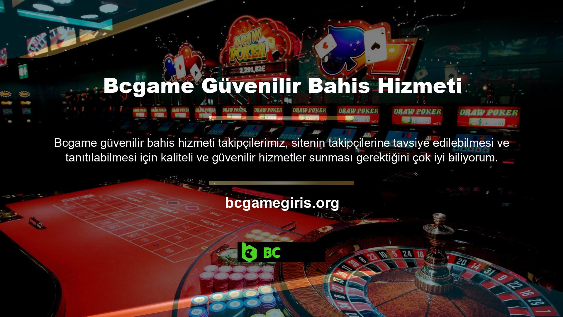 Araştırmamıza göre Bcgame sitesi şu anda mükemmel bir canlı bahis sitesidir